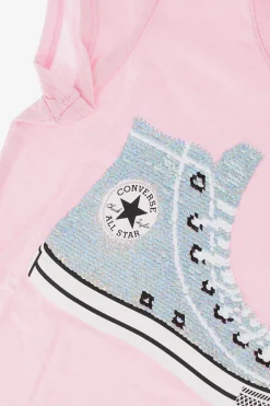 T-shirt con Paillettes>Converse KIDS New