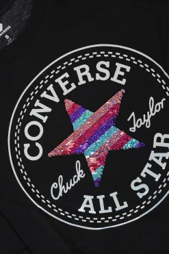 T-shirt con Paillettes></noscript>Converse KIDS Fashion