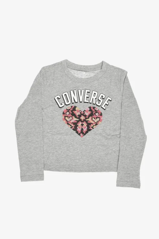 Outlet T-shirt con Ricamo in Paillettes Abbigliamento