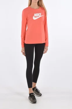 T-shirt con Stampa Logo></noscript>Nike Discount