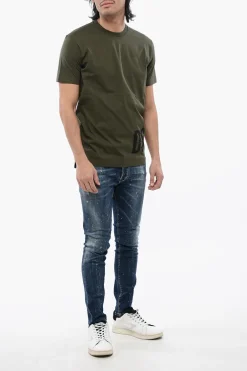 T-Shirt Cool Fit con Stampa Logo></noscript>Dsquared2 Online