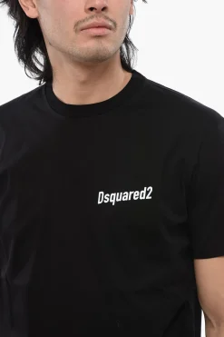 T-Shirt Cool Fit con Stampa Grafica></noscript>Dsquared2 Hot