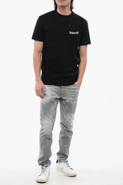 T-Shirt Cool Fit con Stampa Grafica></noscript>Dsquared2 Hot