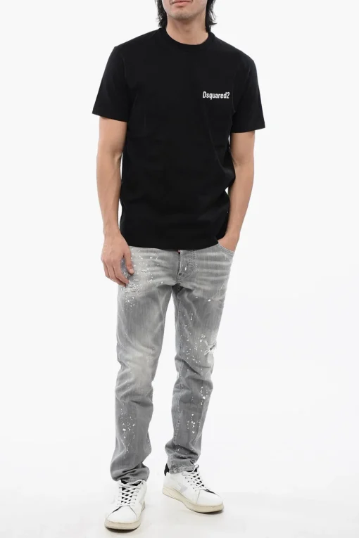 T-Shirt Cool Fit con Stampa Grafica>Dsquared2 Hot