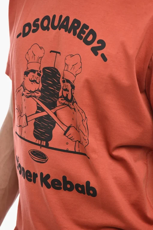 Online T-Shirt DONER KEBAB Stampata Uomo T-Shirt