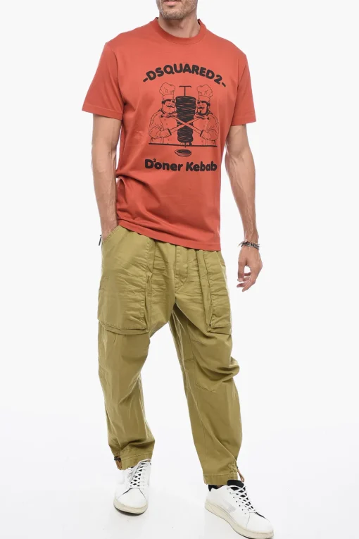 Online T-Shirt DONER KEBAB Stampata Uomo T-Shirt