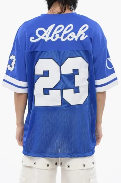 Sale T-shirt FOOTBALL Mesh Ricamata Uomo T-Shirt