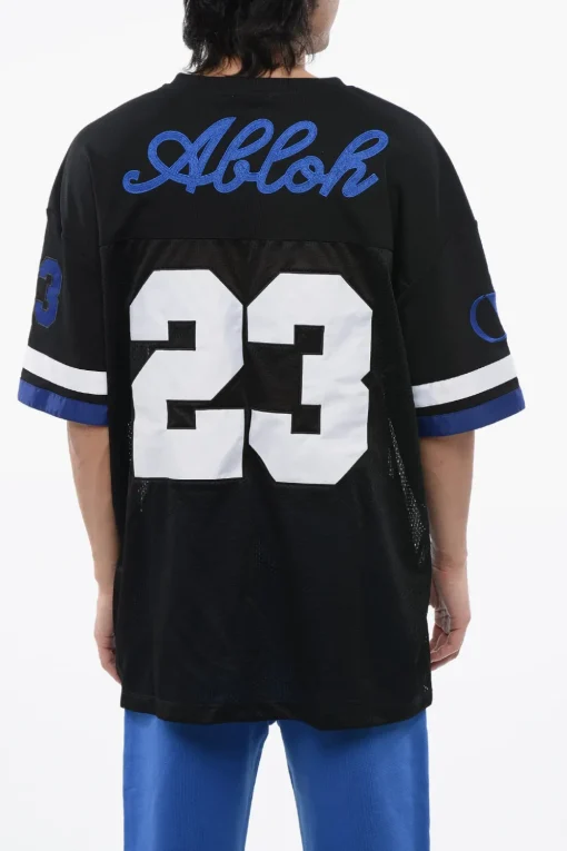 T-shirt FOOTBALL Mesh Ricamata>Off-White Online