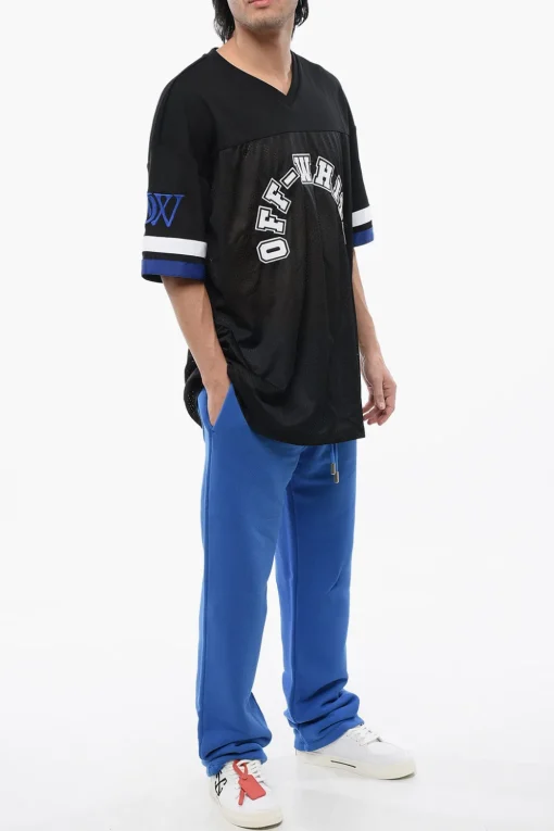 T-shirt FOOTBALL Mesh Ricamata>Off-White Online