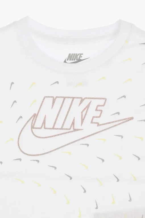Fashion t-shirt FUTURA SWOOSH GLIDE girocollo con logo glitter Abbigliamento