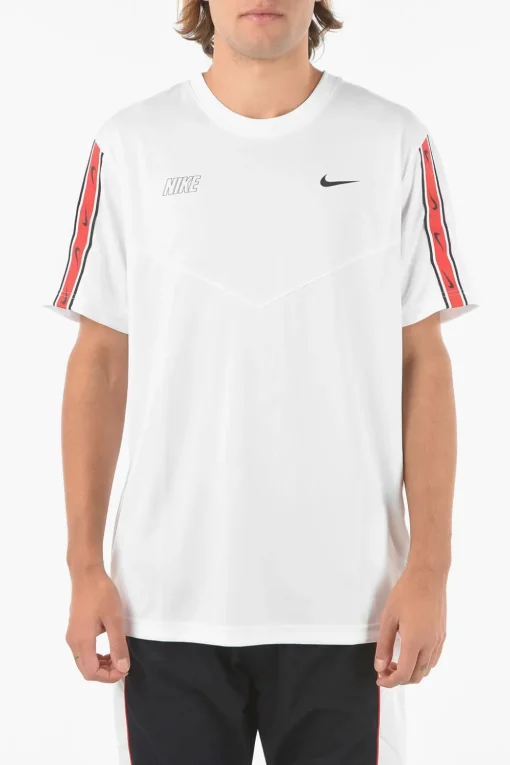 T-shirt Girocollo A Tinta Unita Con Logo Stampato>Nike New