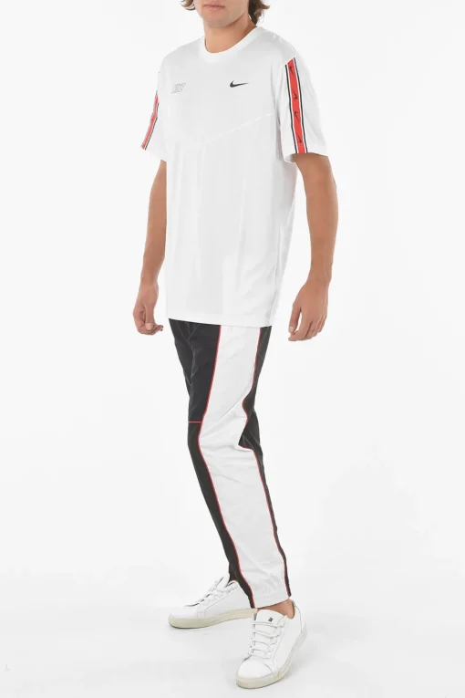 T-shirt Girocollo A Tinta Unita Con Logo Stampato>Nike New