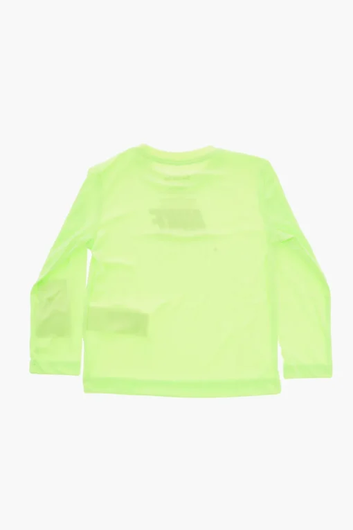 Online T-shirt Girocollo ALL DAY PLAY FUTURA Dri-Fit Fluo a Manica Lunga Bambino Abbigliamento