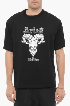 T-shirt Girocollo ARIES THE WARRIAR Slim Fit>Neil Barrett Discount