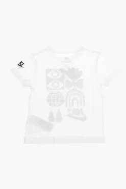 T-shirt Girocollo Bicolere con Stampe in Rilievo></noscript>Nike KIDS Discount