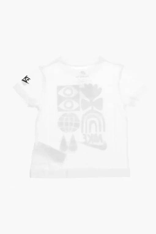 T-shirt Girocollo Bicolere con Stampe in Rilievo>Nike KIDS Discount