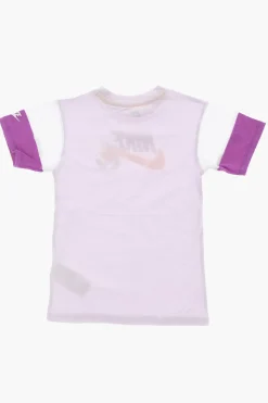 T-shirt Girocollo Bicolore con Stampa Logo></noscript>Nike KIDS Sale