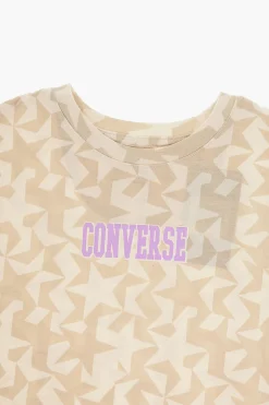 T-Shirt Girocollo Boxy Fit Stampata>Converse KIDS Discount