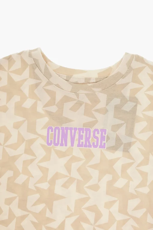 T-Shirt Girocollo Boxy Fit Stampata>Converse KIDS Discount