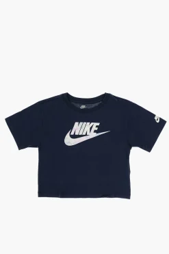 Clearance T-Shirt Girocollo Boxy Fit con Logo Stampato Abbigliamento