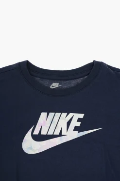 Clearance T-Shirt Girocollo Boxy Fit con Logo Stampato Abbigliamento