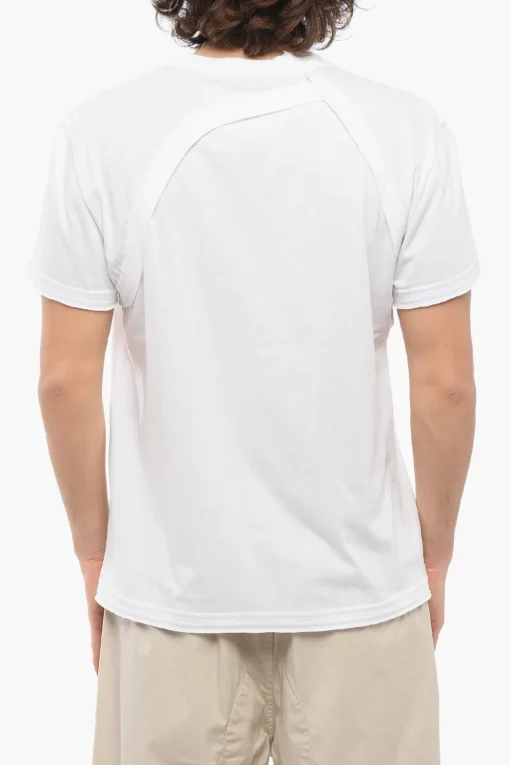 T-Shirt Girocollo BRACES in Cotone>Alexander McQueen Best