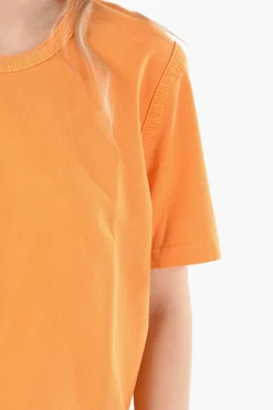T-shirt Girocollo con Cuciture a Vista></noscript>Bottega Veneta Online