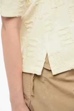 T-shirt girocollo con Dettagli Impunturati></noscript>Ambush New