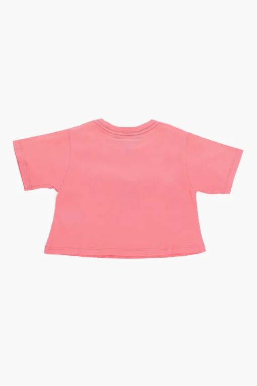 T-shirt Girocollo con Logo Frontale>Polo Ralph Lauren Kids Sale