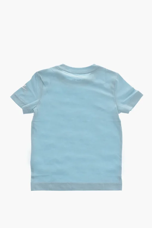 Sale T-shirt Girocollo con Logo Stampato Frontale Bambino Abbigliamento