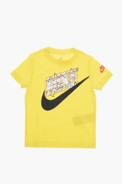 Online T-Shirt Girocollo con Logo Stampato Bambino Abbigliamento