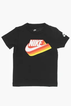 Sale T-Shirt Girocollo con Logo Stampato Bambino Abbigliamento