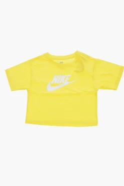 Online T-shirt Girocollo con Logo Frontale Abbigliamento