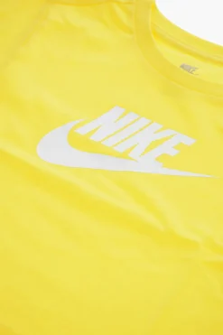 Online T-shirt Girocollo con Logo Frontale Abbigliamento