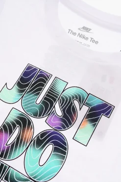 T-Shirt Girocollo con Logo Stampato>Nike KIDS Fashion
