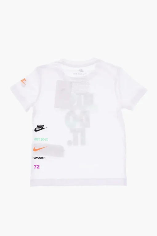 T-Shirt Girocollo con Logo Stampato>Nike KIDS Fashion