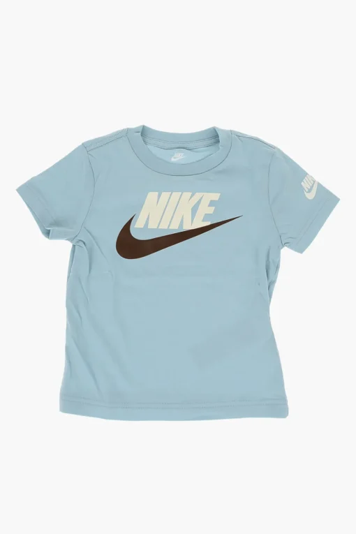 T-Shirt Girocollo con Logo Stampato>Nike KIDS Discount