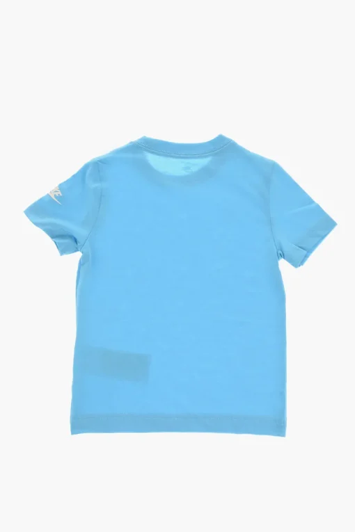 Outlet T-Shirt Girocollo con Logo Stampato Bambino Abbigliamento