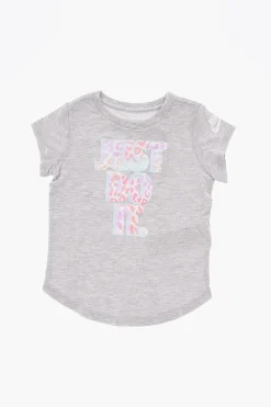 T-Shirt Girocollo con Logo Stampato a Fantasia Animalier>Nike KIDS Best