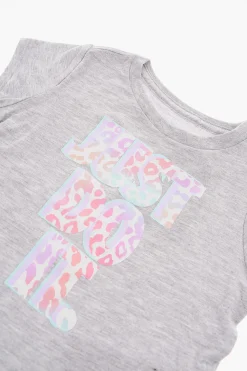 T-Shirt Girocollo con Logo Stampato a Fantasia Animalier>Nike KIDS Best