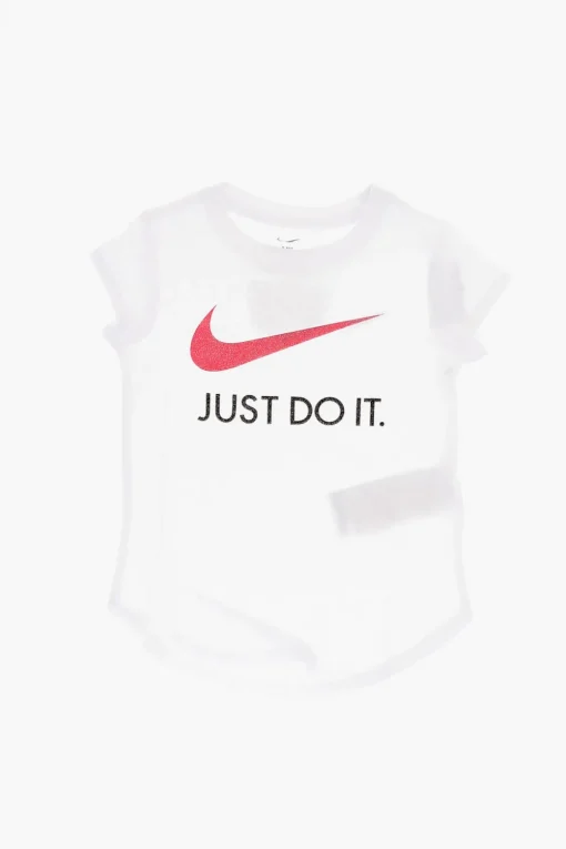 Best T-Shirt Girocollo con Logo Glitter Abbigliamento