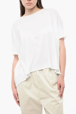 Sale T-Shirt Girocollo con Maniche a Pipistrello Donna T-Shirts E Tops