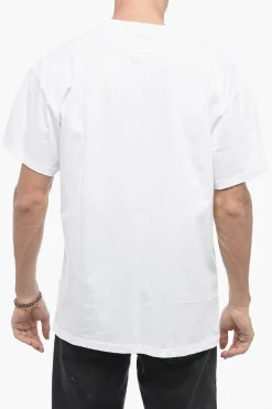 Online T-shirt Girocollo con Maxi Monogram Frontale Uomo T-Shirt