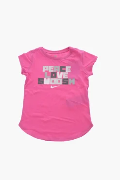 Hot T-Shirt Girocollo con Stampa sul Fronte Abbigliamento