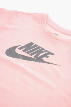 New T-Shirt Girocollo con Stampa Logo a Contrasto Abbigliamento