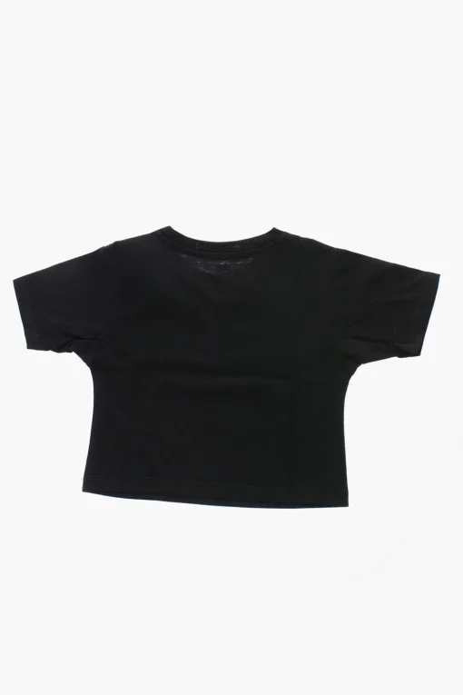 Clearance T-Shirt Girocollo con Stampa Logo a Contrasto Abbigliamento