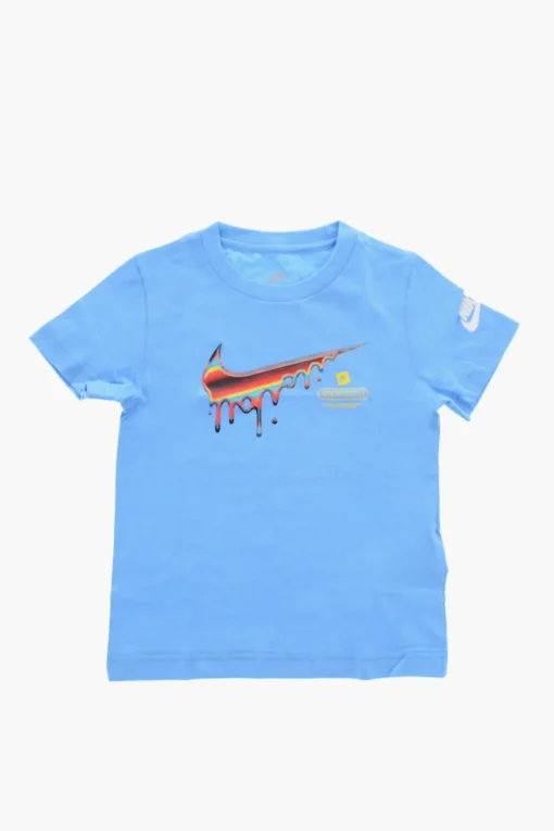 Discount T-shirt Girocollo con Stampa Logo Bambino Abbigliamento