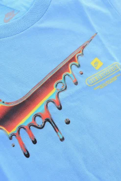 Discount T-shirt Girocollo con Stampa Logo Bambino Abbigliamento