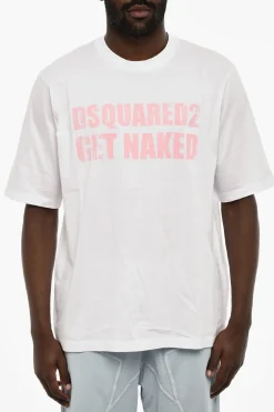 Discount T-shirt Girocollo con Stampa Frontale Uomo T-Shirt