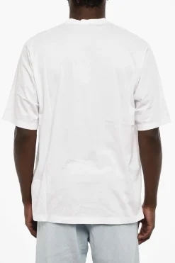 Discount T-shirt Girocollo con Stampa Frontale Uomo T-Shirt